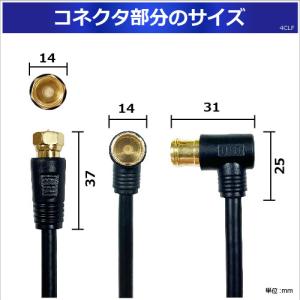 アンテナケーブル 1m 同軸 S-4C-FB ...の詳細画像3