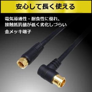 アンテナケーブル 1m 同軸 S-4C-FB ...の詳細画像5