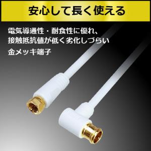アンテナケーブル 1m 同軸 S-4C-FB ...の詳細画像5
