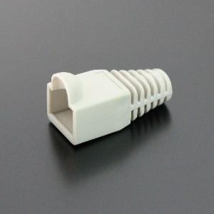 LANケーブル用 RJ45プラグブーツ ノーマル ライトグレー 100個入CBN6-LG-100P 送料無料 TARO'S｜tarosdirect