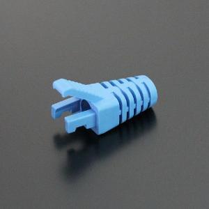 LANケーブル用 RJ45プラグブーツ スリム ライトブルー 100個入CBS5-BL-100P 送料無料 TARO'S｜tarosdirect