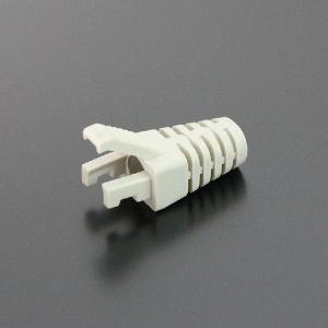 LANケーブル用 RJ45プラグブーツ スリム ライトグレー 100個入CBS6-LG-100P TARO'S｜tarosdirect