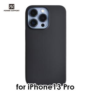 iPhone13 Pro 背面ケース パワーサポート エアージャケット Air Jacket ラバーブラック PIPT-72 [送料無料]｜tarosdirect