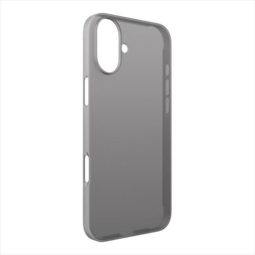 正規品[2024年9月発売] パワーサポート iPhone 16 Plus ケース スモークマット ...
