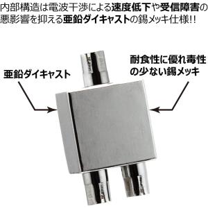 アンテナ分波器 4K8K放送 ケーブル付き ケ...の詳細画像5