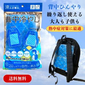 背中冷やし 涼みま専科 背中汗対策グッズ 冷却グッズ 背中 冷やす 冷却 冷やし ひんやり 冷たい 冷える リュック ランドセル