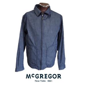 マクレガー（McGREGOR）・デニム調ドリズラージャケット