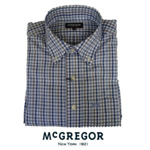 マクレガー（McGREGOR）・ イージーケア/チェックボタンダウンシャツ　マクレガーメンズ　（形態...