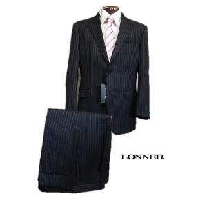 LONNER◇ロンナー◇メンズスーツセットアップ LONNER - LONNER メンズ スーツ セットアップ スリーピース ネイビー