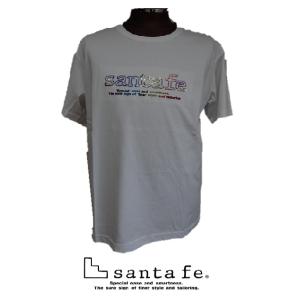 サンタフェ（santa　fe）・天竺スパンコールロゴ半袖Ｔシャツ