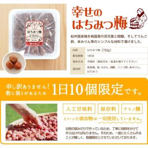 梅干し はちみつ 幸せのはちみつ梅700g 無...の詳細画像5