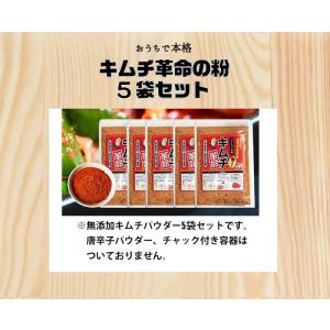 キムチ革命 無添加 無添加キムチパウダー 5袋...の詳細画像2