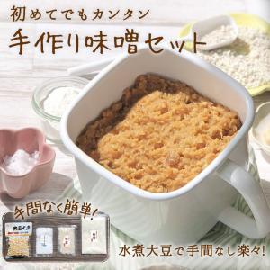 『手作り味噌セット』仕込み時間最短15分！1セットで出来る量はおおよそ450g【メール便対応1通1個まで】【hawks202111】