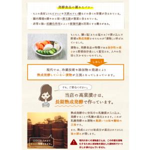 高菜漬け 乳酸発酵の高菜漬(2袋セット) 漬物...の詳細画像2