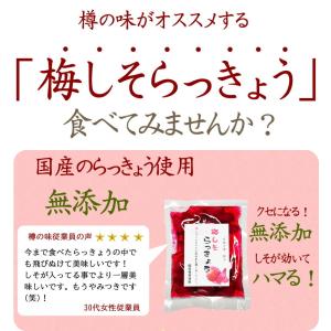 らっきょう 国産 梅しそらっきょう130g入り...の詳細画像1