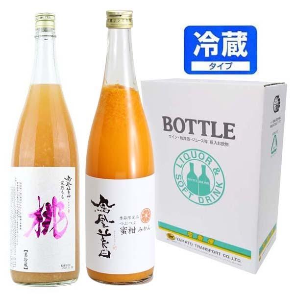 鳳凰美田　完熟もも・みかん（720ml）クール便配送・ギフト不可