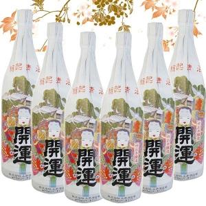 祝酒 開運 6本箱入り 1800ml ギフト箱 日本酒 辛口 ギフト酒 御中元 御歳暮 贈り物 土井酒造