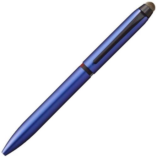 三菱鉛筆 ジェットストリーム スタイラス 3色ボールペン 0.5mm ネイビー SXE3T18005...
