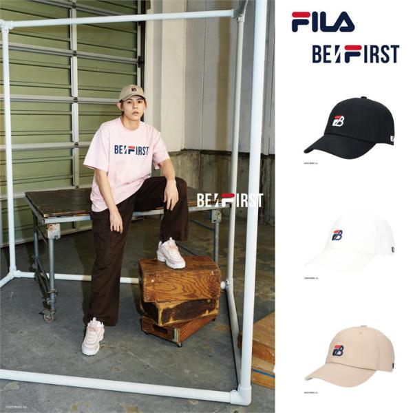 FILAｘBE:FIRST フィラ コラボ キャップ 帽子 人気 おしゃれ  ビーファースト BES...
