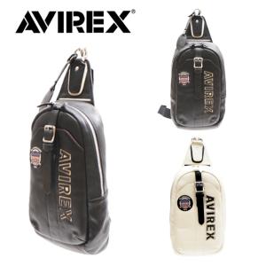 AVIREX アビレックス バーシティー レザー ショルダーバッグ AVX5629 バッグ 鞄 ワンショルダー 斜め掛け 肩掛け 付け替え可能 ショルダー おでかけ 旅行｜TascheJack