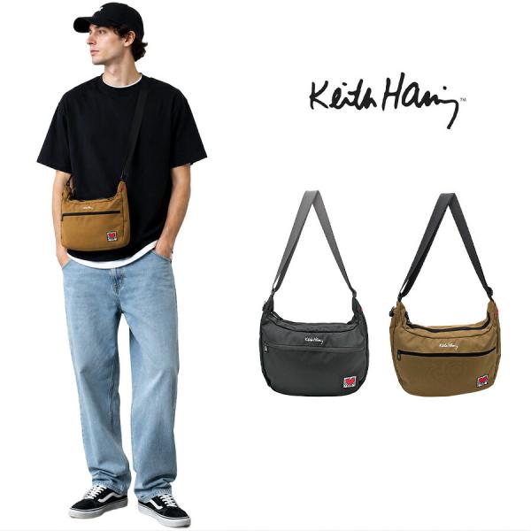 KeithHaring ベーシックショルダーバッグ ショルダーバッグ 斜め掛けバッグ 斜め掛け 普段...