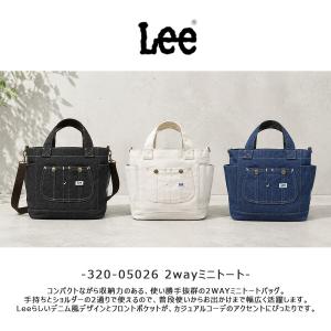 Lee 2wayミニトート トートバッグ 斜め...の詳細画像1