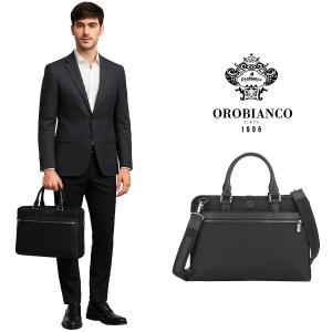 Orobianco 公式 ビジネスバッグ ブリーフケース 2気室 2WAY