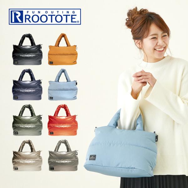 【ROOTOTE】 1470 LT.フェザールーデリ.カラーB トートバッグ 手持ち 軽量 シンプル...