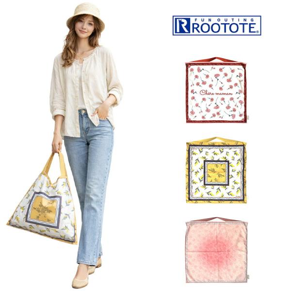 ROOTOTE LT.TABL050.フラワーA トートバッグ 肩掛け コンパクト 普段使い 使いや...