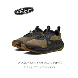 KEEN　メンズロームトレイルランニングシューズ　1032008　ROAM　DARK OLIVE/GOLDEN CYPRESS