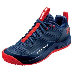 YONEX テニスシューズ　SHTE3MGC パワークッションエクリプション3メンGC   ネイビー/レッド