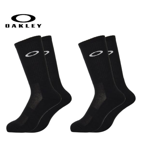 OAKLEY　ソックス(2足組)　ESSENTIAL 2P SOCK REGULAR　FOS9009...