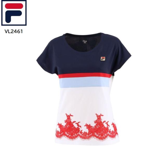 フィラ　ゲームシャツ　VL2461　ウィメンズ　テニス『ポスト投函(日本郵便)対応商品』　