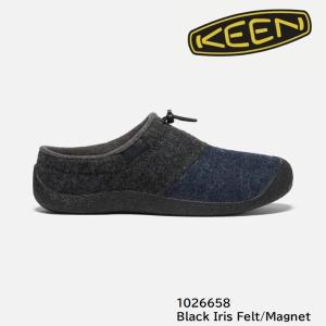 KEEN 1026658 メンズ   ハウザー スリー スライド   スニーカー Black Iris Felt/Magnet