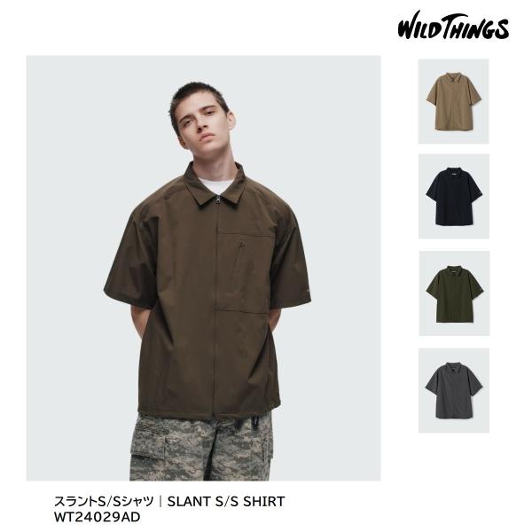 WILD THINGS　スラントS/Sシャツ | SLANT S/S SHIRT　WT24029AD...