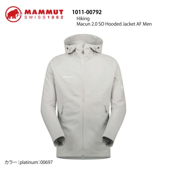 マムートHiking Macun 2.0 SO Hooded Jacket AF Men　1011-...