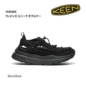 KEEN　1030269　ウィメンズ ユニーク ダブルケー 　Black/Black UNEEK WK 　キーン　厚底