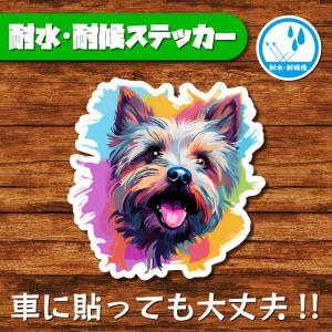 耐水・耐候ステッカー(ケアーンテリア 2)