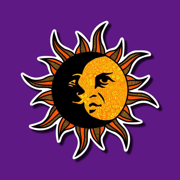 GEBC craft オリジナルステッカー(Sun and Moon)