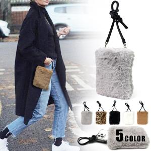 フェイクファーバッグ ファーバッグ ショルダーバッグ チェーン