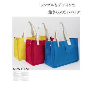 トートバッグ マザーズバッグ キャンバス レデ...の詳細画像4