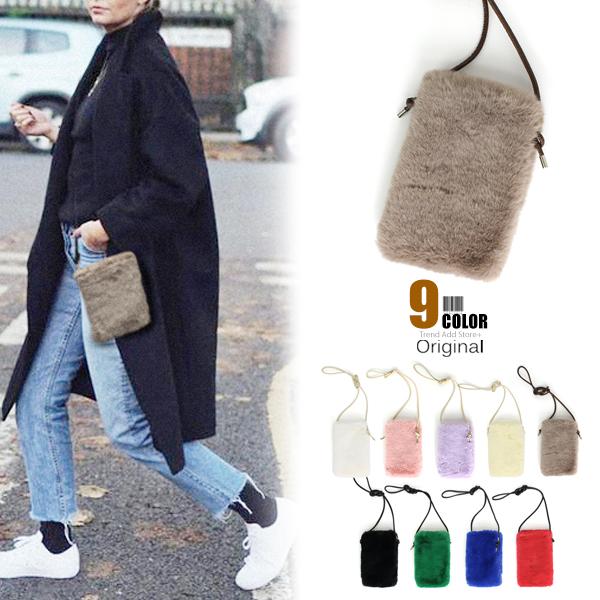 ショルダーバッグ レディース 斜めがけ ファーバッグ バッグ レディースバッグ ミニショルダーバッグ...