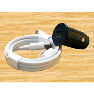 Google Pixel 7a 20W PD車内急速充電 シガーソケット + 急速ケーブル