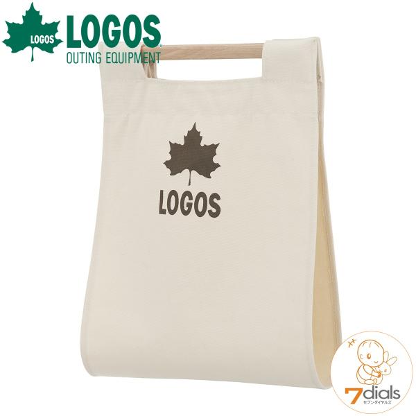 LOGOS/ロゴス らくらく薪キャリー 一度に沢山の薪や筒状の荷物が持ち運びやすいキャリーバッグ
