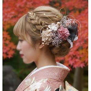 髪飾りTATA8]春爛漫桜 成人式 振袖 結婚式 卒業式 七五三 袴 白無垢