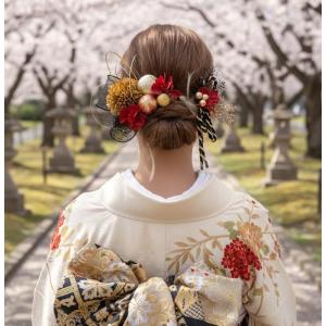 【国産 大輪髪飾り】成人式 振袖 前撮り卒業式...の詳細画像2