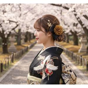 髪飾り 成人式 振袖 卒業式 袴 結婚式 七五...の詳細画像2