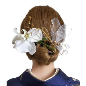 【髪飾りTata8】胡蝶蘭 チューリップ 成人式...の商品画像