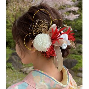 国産 髪飾り 成人式 卒業式 結婚式 フォト婚...の詳細画像2