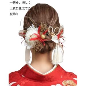 国産髪飾り 成人式 卒業式 結婚式 前撮り　振袖 袴 ドレス 和装 入学式 豪華造花＆プリザ 高級ヘ...